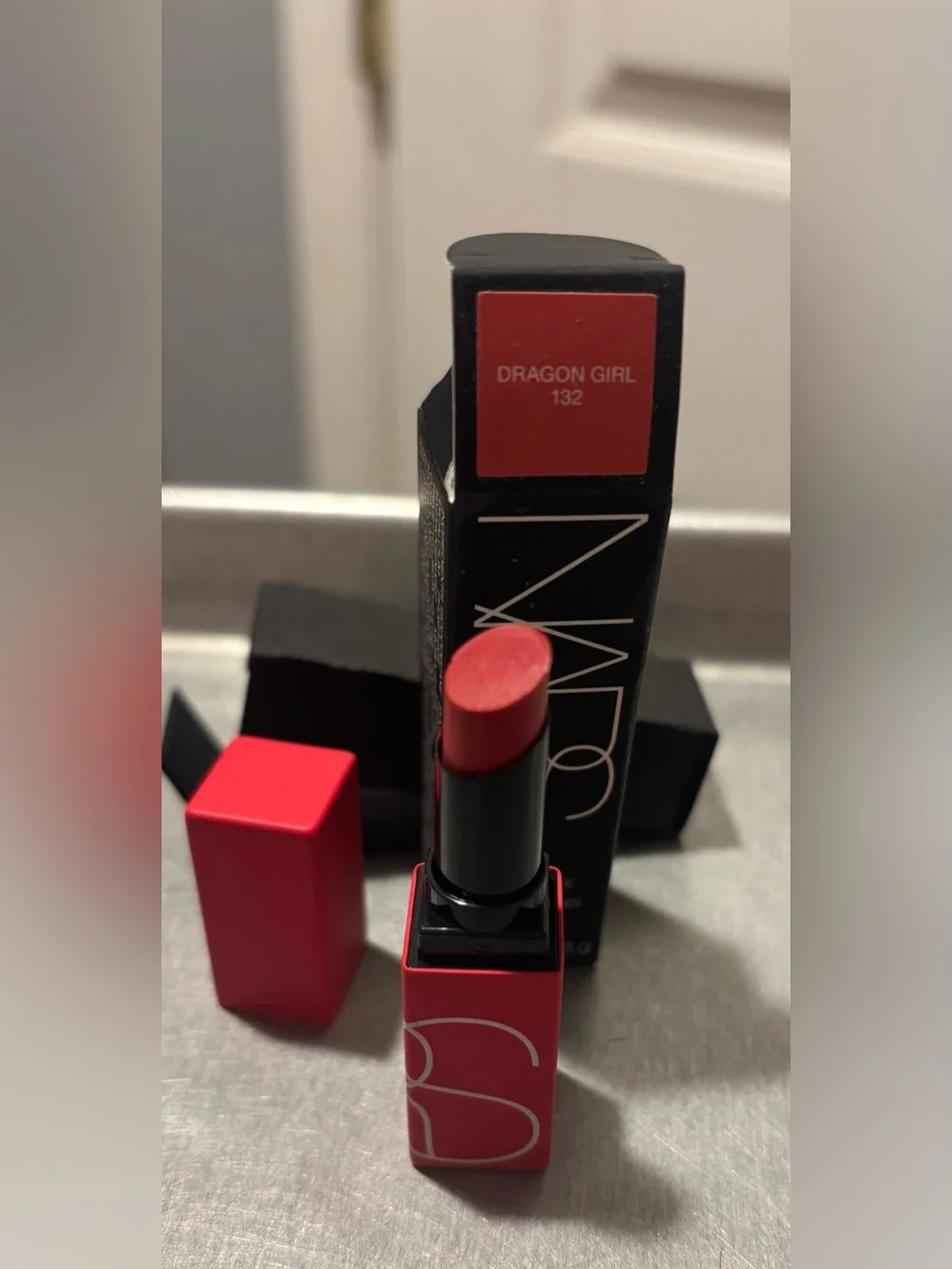 NARS Powermatte Lipstick — Dragon Girl (Bold Red) mini bullet